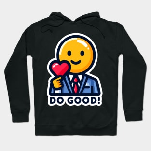 DO GOOD Emoji Heart Hoodie